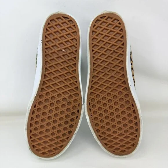 Vans Ward Platform Cheetah Print Sneakers Shoes Black Tan Women’s Size 6.5 - Picture 6 of 7